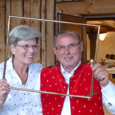 Elvira und Klaus Suck bei Ferienwohnung Suck Himmelberg nähe Feldkirchen in Kärnten Österreich